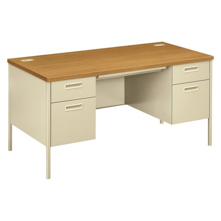 HON Pedestal Desk, 30 in D, 60" W, 29-1/2 in H HP3262.C.L